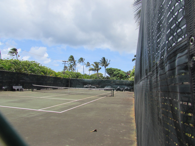 Tennis court open to all residents and guest.