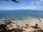 Nearby sandy beach within 7 minute walk.